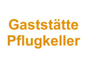 Gaststätte Pflugkeller Logo