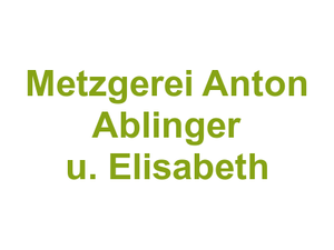 Metzgerei Anton Ablinger u. Elisabeth Logo