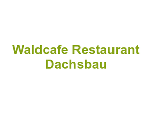 Waldcafe Restaurant Dachsbau Logo