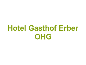 Hotel Gasthof Erber OHG Logo