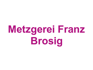 Metzgerei Franz Brosig Logo