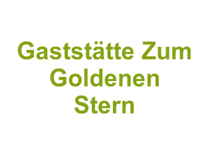Gaststätte Zum Goldenen Stern Logo