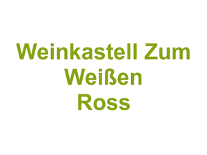 Weinkastell Zum Weißen Ross Logo