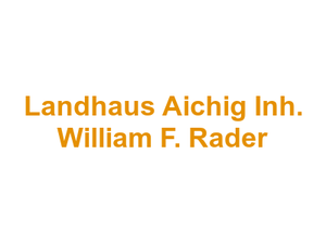 Landhaus Aichig Inh. William F. Rader Logo