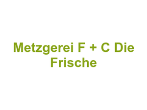 Metzgerei F + C Die Frische Logo