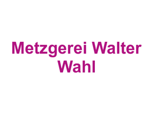 Metzgerei Walter Wahl Logo