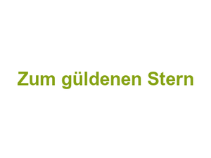 Zum güldenen Stern Logo
