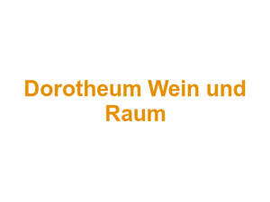 Dorotheum Wein und Raum Logo