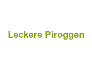 Leckere Piroggen Logo