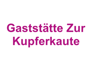 Gaststätte Zur Kupferkaute Logo