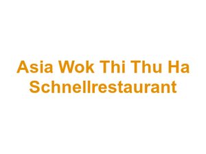 Asia Wok Thi Thu Ha Schnellrestaurant Logo