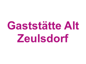 Gaststätte Alt Zeulsdorf Logo