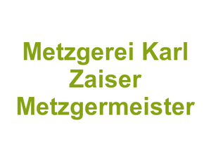 Metzgerei Karl Zaiser Metzgermeister Logo