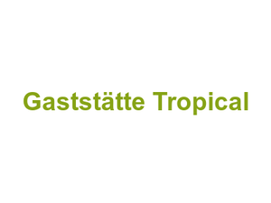 Gaststätte Tropical Logo