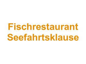 Fischrestaurant Seefahrtsklause Logo