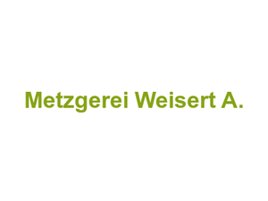 Metzgerei Weisert A. Logo