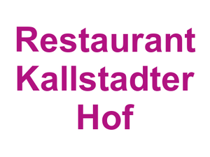 Restaurant Kallstadter Hof Logo