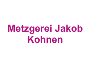 Metzgerei Jakob Kohnen Logo