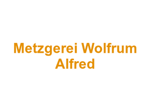 Metzgerei Wolfrum Alfred Logo