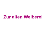 Zur alten Weiberei Logo