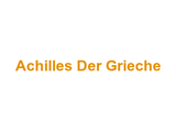 Achilles Der Grieche Logo