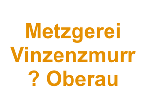 Metzgerei Vinzenzmurr  – Oberau Logo