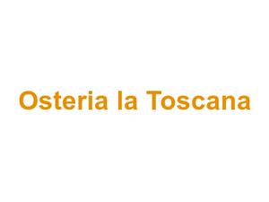 Osteria la Toscana Logo