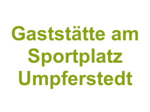 Gaststätte am Sportplatz Umpferstedt Logo
