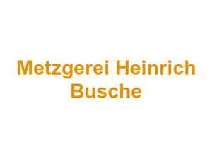 Metzgerei Heinrich Busche Logo