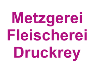 Metzgerei Fleischerei Druckrey Logo