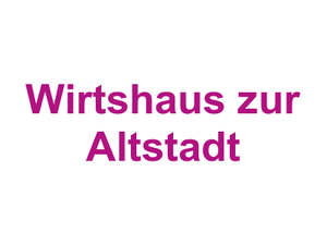 Wirtshaus zur Altstadt Logo