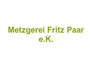 Metzgerei Fritz Paar e.K. Logo