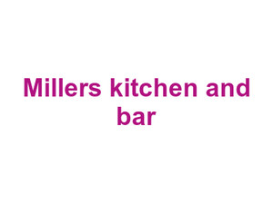 Miller's kitchen and bar Logo