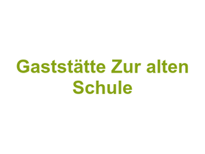 Gaststätte Zur alten Schule Logo