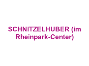 SCHNITZELHUBER (im Rheinpark-Center) Logo