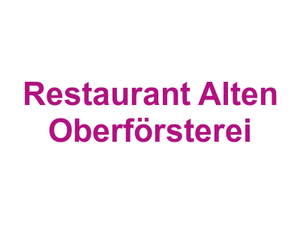 Restaurant Alten Oberförsterei Logo