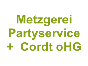 Metzgerei Partyservice +  Cordt oHG Logo