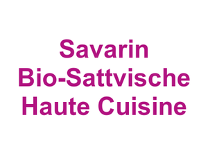 Savarin "Bio-Sattvische Haute Cuisine" Logo