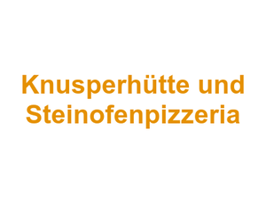 Knusperhütte und Steinofenpizzeria Logo
