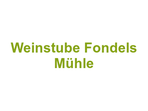 Weinstube Fondel's Mühle Logo