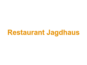 Restaurant Jagdhaus Logo