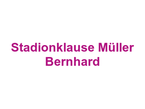 Stadionklause Müller Bernhard Logo