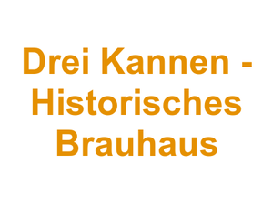 Drei Kannen - Historisches Brauhaus Logo
