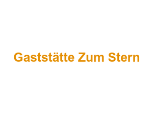 Gaststätte Zum Stern Logo
