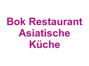 Bok Restaurant Asiatische Küche Logo