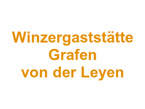 Winzergaststätte Grafen von der Leyen Logo
