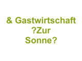 Metzgerei Albert Jung & Gastwirtschaft „Zur Sonne“ Logo