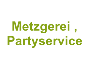 Metzgerei , Partyservice Logo