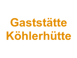 Gaststätte Köhlerhütte Logo