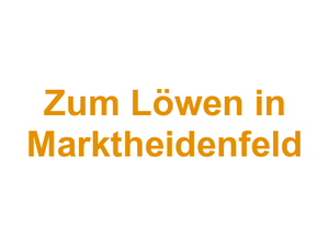 Zum Löwen in Marktheidenfeld Logo